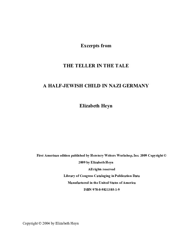 Excerpts from  The Teller in the Tale by Elizabeith Heyn.pdf