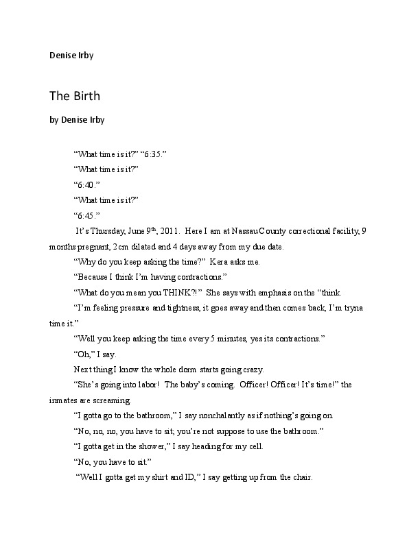 8a. The Birth by Denise Irby.pdf