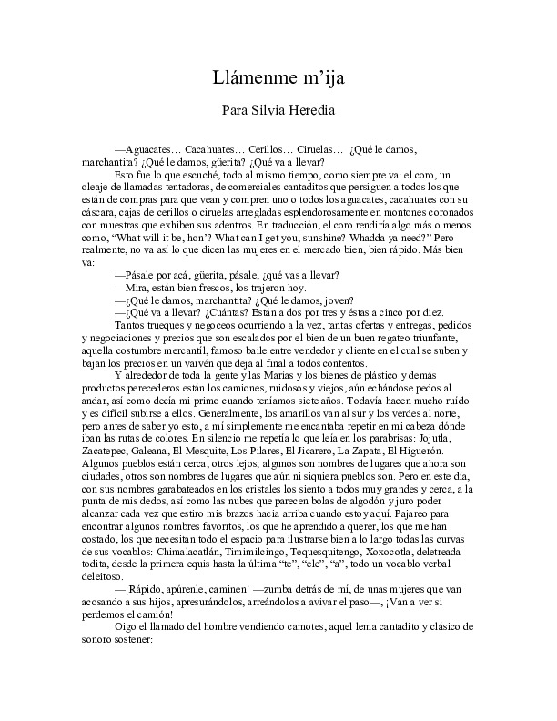 Llámenme m’ija para Silvia Heredia.pdf