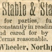 Advertisement for George Wheeler, livery stable and stage line operator, May 30, 1885.jpg