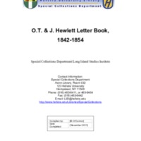 O. T & J. Hewlett Letter Book Collection Finding Aid.pdf