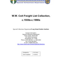 W.W. Coit Freight List Collection Finding Aid.pdf