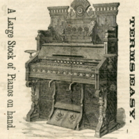 Advertisement for the Estey Organ, sold by M.H. Woodhull, agent, July 6, 1880.jpg