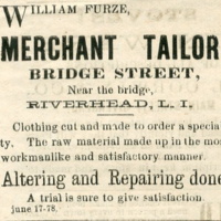 Advertisement for William Furze, merchant tailor, July 6, 1880.jpg