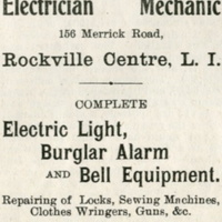 Advertisement for Charles Becker, electrician and mechanic, Mar. 6, 1908.jpg