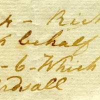 Joseph Birdsall business note re Richard Jackson's debt, 1784.jpg