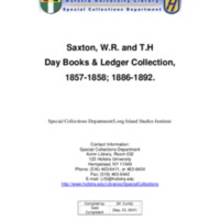 Saxton, W.R. and T.H Day Books Finding Aid.pdf