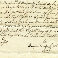 Birdsall & Jackson promise to pay note from Benjamin Smith, 1812.jpg