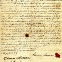 Joseph Birdsall quitclaim document from Samuel Seaman-1, 1794.jpg