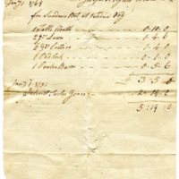 Financial Record (1761)