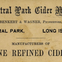 Central Park Cider Mill advertising card, c.1890s.jpg