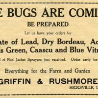 Advertisement for insecticides, Griffin & Rushmore, Hicksville, N.Y., June 1919.jpg