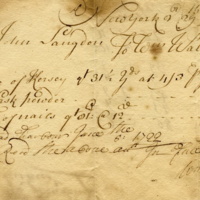 John Langdon receipt for purchases of dry goods from William Walton, 1719.jpg