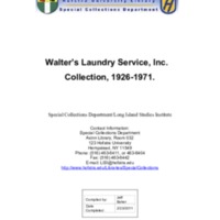 Walter’s Laundry Service, Inc. Collection Finding Aid.pdf