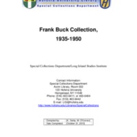 Finding Aid--Frank Buck Collection.pdf