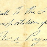 Birdsall receipt for payment to the Long Island Rail Road, c.1840.jpg