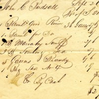 John C. Birdsall bill for purchases from S. Hendrickson, 1826.jpg