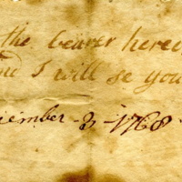 Joseph Birdsall business note from G. Jones, 1768.jpg