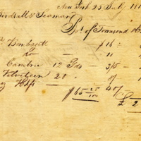 Birdsall & Seaman bill for purchases of textiles, 1815 .jpg