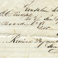 John C. Birdsall receipt for purchases of boards from Samuel S. Jones & Co., 1841.jpg