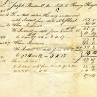 Joseph Birdsall account statement on note to Henry Haydock, 1793.jpg