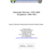 Alexander Storman Scrapbook Collection Finding Aid.pdf