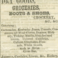 Advertisement for Samuel DeMott's general store , Feb. 12, 1859.jpg