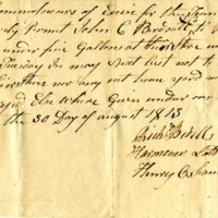 John Birdsall liquor license, 1813.jpg