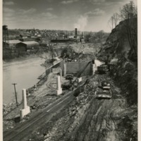 Panoramic View of Construction Site