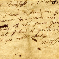 Joseph Birdsall business note from Mary Jones, 1770.jpg