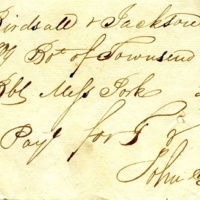 Birdsall & Jackson receipt for purchase of pork, 1809.jpg