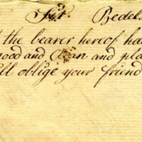 Joseph Birdsall business note from Gilbert Jones, 1771.jpg