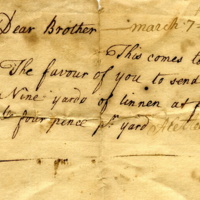 Joseph Birdsall business note from Aletter Clowes, 1769.jpg