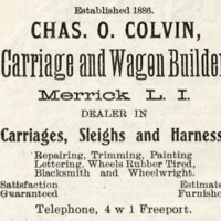 Advertisement for Chas. O. Colvin, carriage and wagon builder, Mar. 6, 1908.jpg