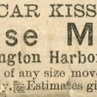 Advertisement for house mover Oscar Kissam, May 30, 1885.jpg