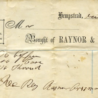 William Garner, Sr., receipt for purchase of coffin, case, and shroud from Raynor & Crossman, 1864 .jpg