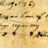 Joseph Birdsall business note from Nehemiah Deane, 1769.jpg